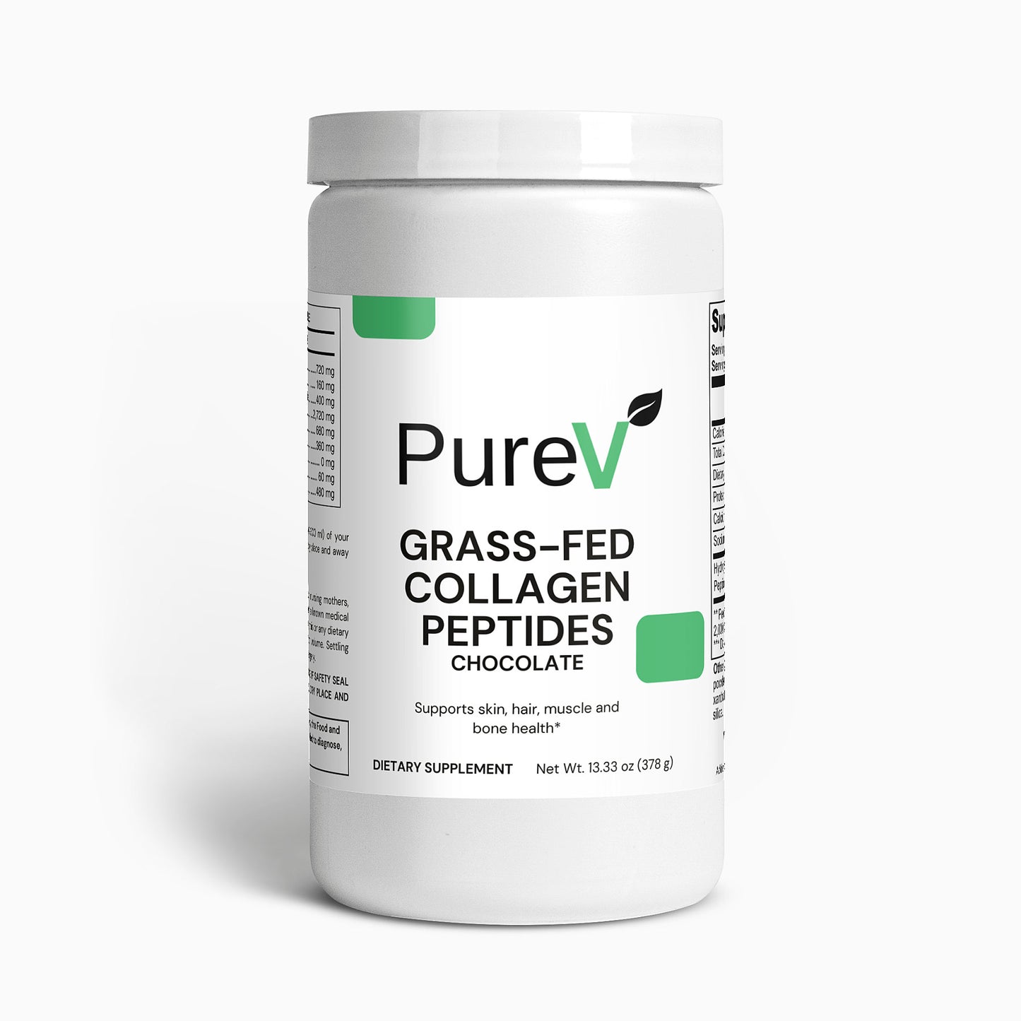 Grass-Fed Collagen Peptides Powder (Chocolate)