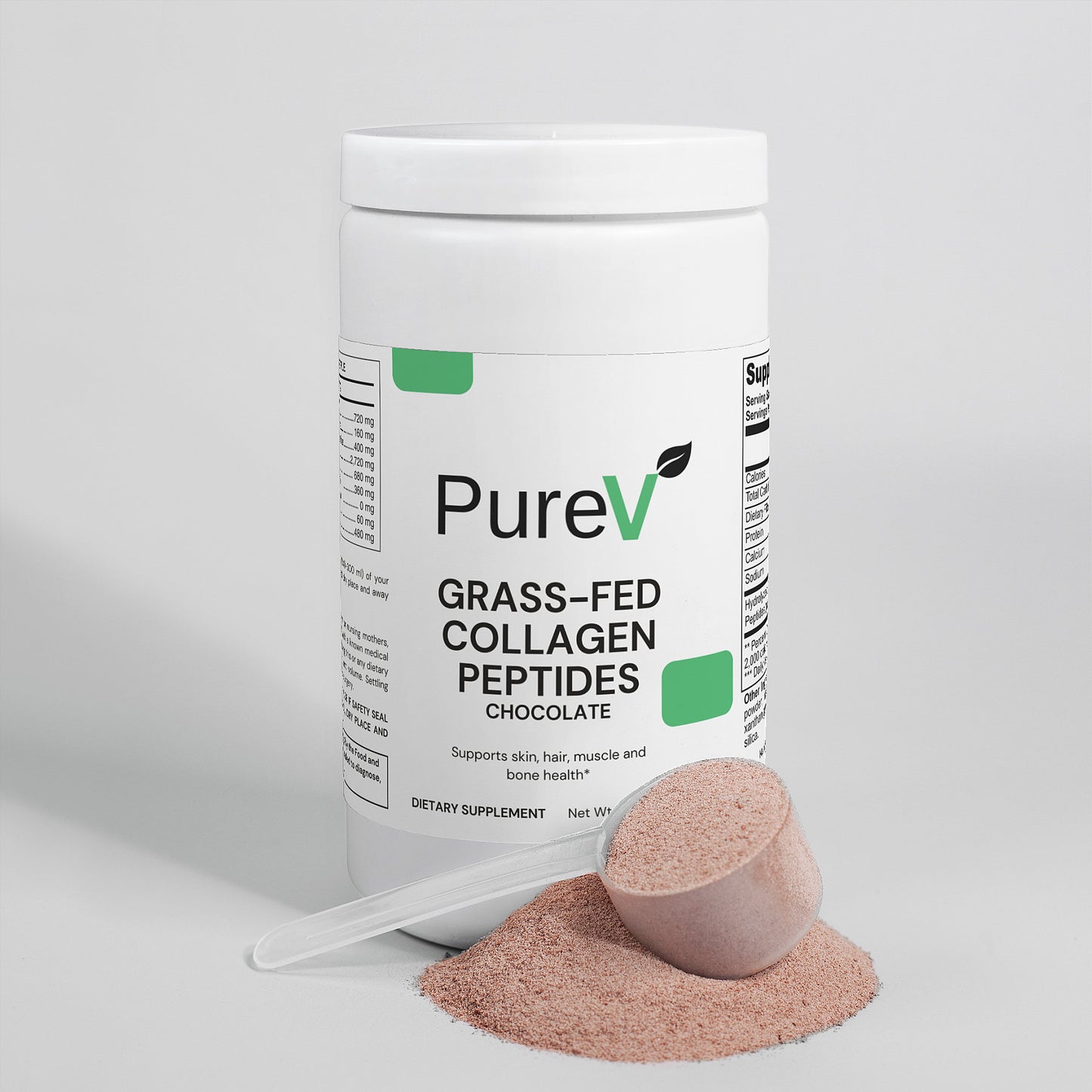 Grass-Fed Collagen Peptides Powder (Chocolate)